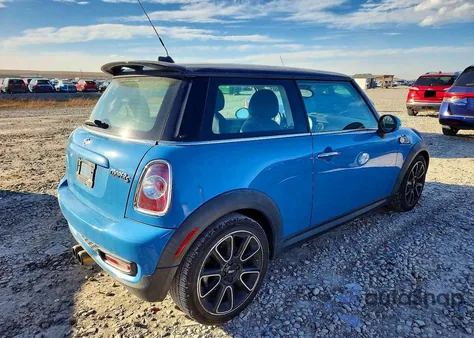 2012 Mini Cooper S z USA, uszkodzony, nr VIN WMWSV3C59CTY29183